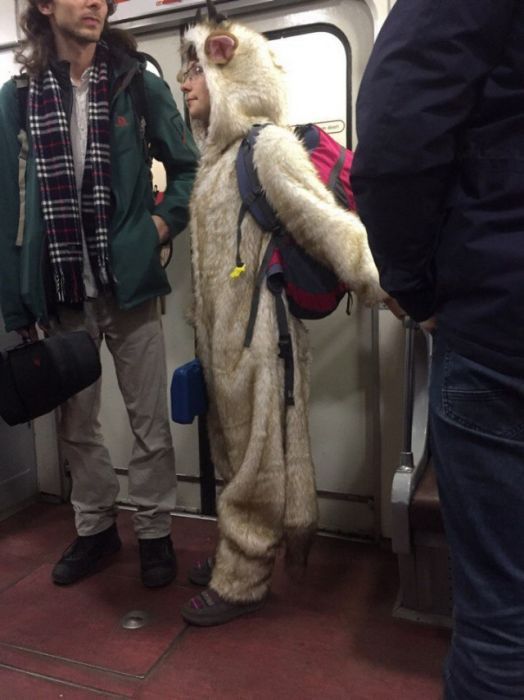 Strange passengers of the Russian metro - , Metro, Longpost