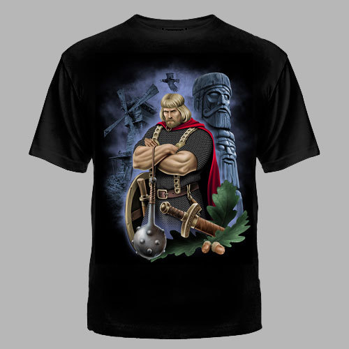 T-shirts Gardar - T-shirt, Gardar, , Art, Silkscreen, Rus, Varangians, Викинги, Longpost