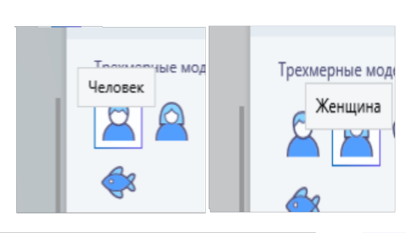 Есть 2 типа: люди и женщины