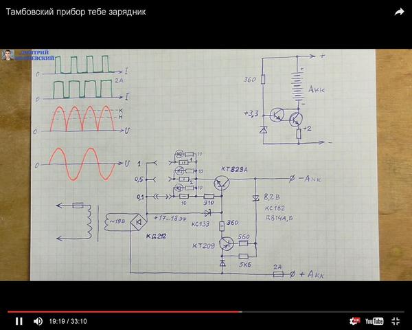 Charger repair and review. - Charger, Akb, Battery, Scheme, , Electricity, Video