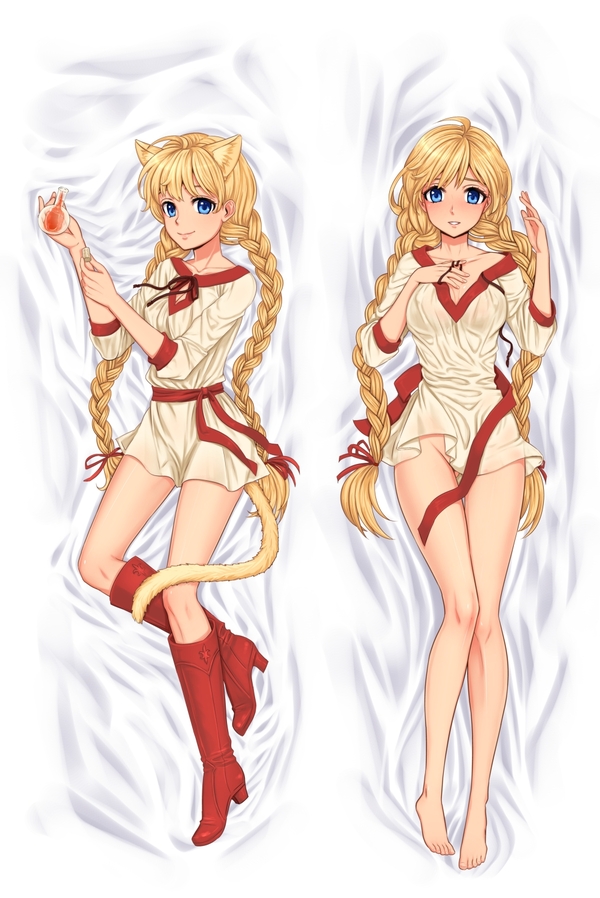 Happy birthday! - NSFW, My, Dakimakura, Not anime, Anime, Glorifying, Visual novel, Herbalist, Orikanekoi, Copyright