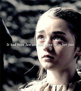 They have always been close... - Game of Thrones, Brothers and sisters, Jon Snow, Arya stark