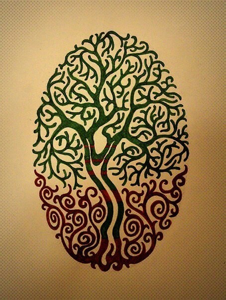 Tree - Drawing, My, Tree