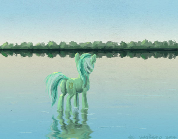 Water Lyra - My little pony, Lyra heartstrings, Art, Deviantart