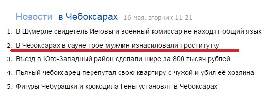 inspired men - Sauna, Interesting, Yandex News, Screenshot, Cheboksary