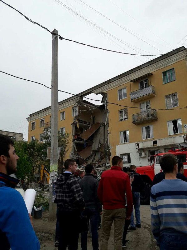 Explosion in a residential building in Volgograd - Volgograd, Gas, Explosion, House, Longpost