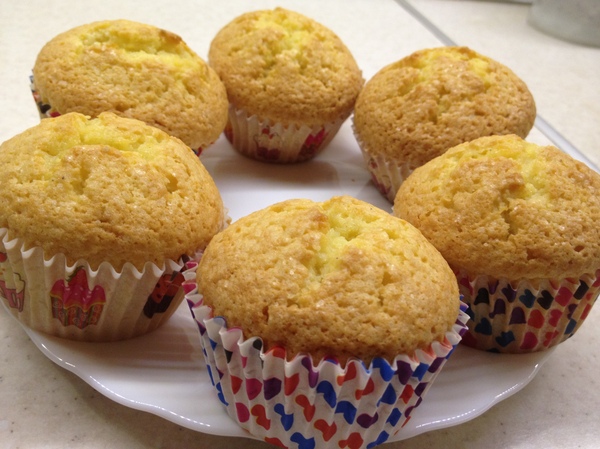 Key lime muffins with cardamom - My, Muffins, Bakery products, Recipe, Longpost