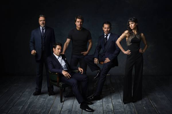 Actors from Dark Universe from Universal Pictures - Movies, Tom Cruise, Russell Crowe, Sofia Butella, Johnny Depp, Javier Bardem, , Universal pictures