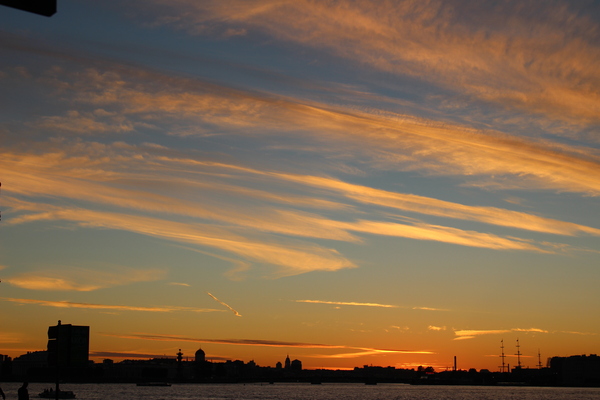 Питер, закат..