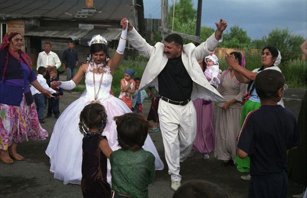 Gypsy Wedding Color - Gypsies, , Wedding, Village, Not mine, From the network, Longpost