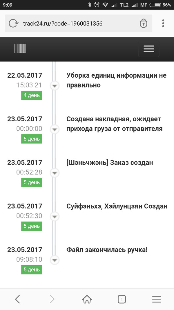 Файл закончилась ручка!