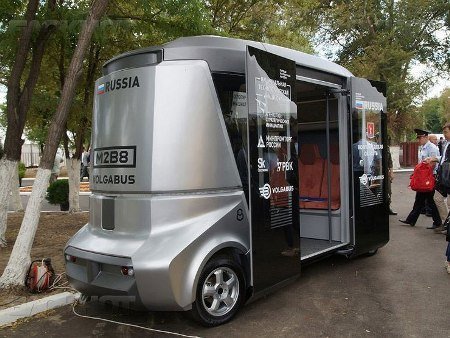 Matryoshka - Russian-made unmanned bus - Bus, Drone, Matryoshka, Longpost