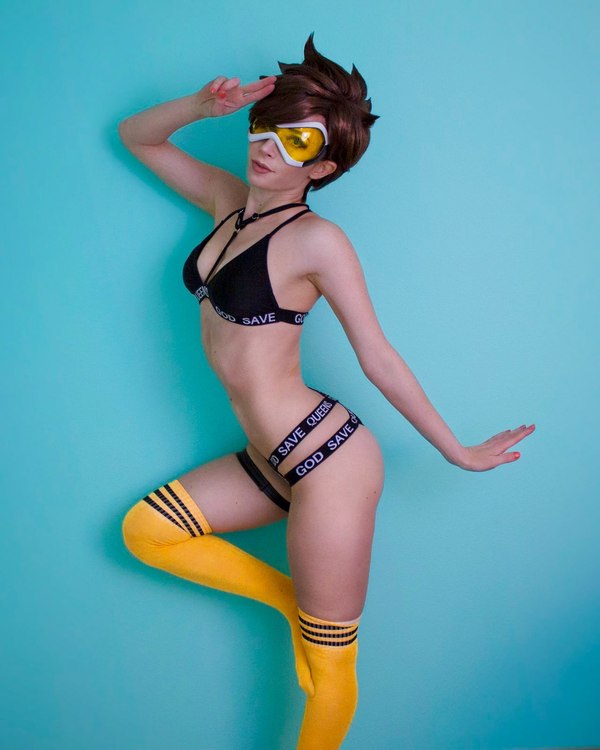 Tracer Cosplay - Cosplay, Blizzard, Tracer, NSFW, Overwatch