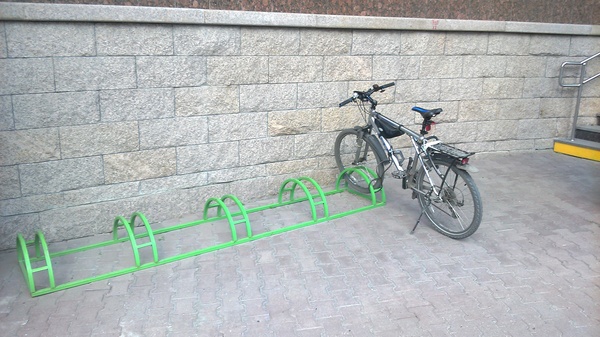 Bicycle parking - My, Bicycle parking, , Cyclist, Longpost