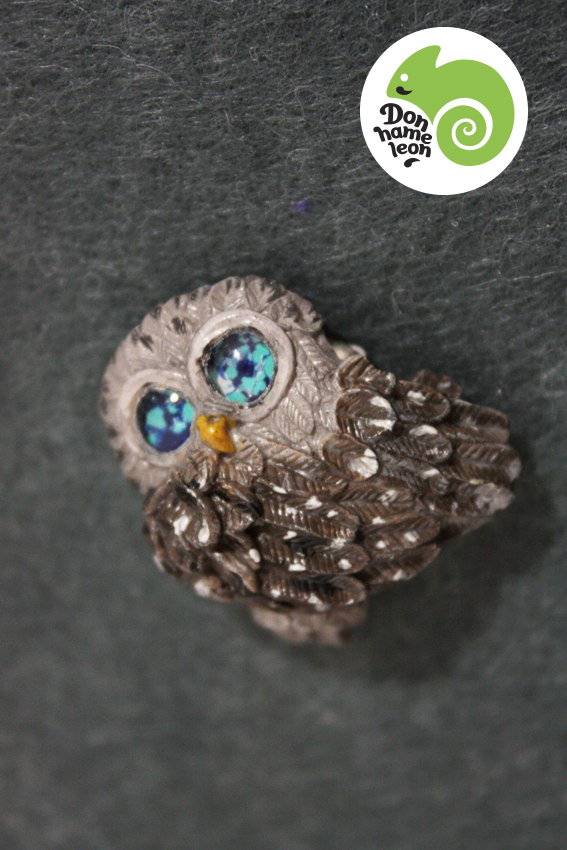 Friday owls - My, Needlework with process, Owl, Polymer clay, Handmade, Milota, Longpost