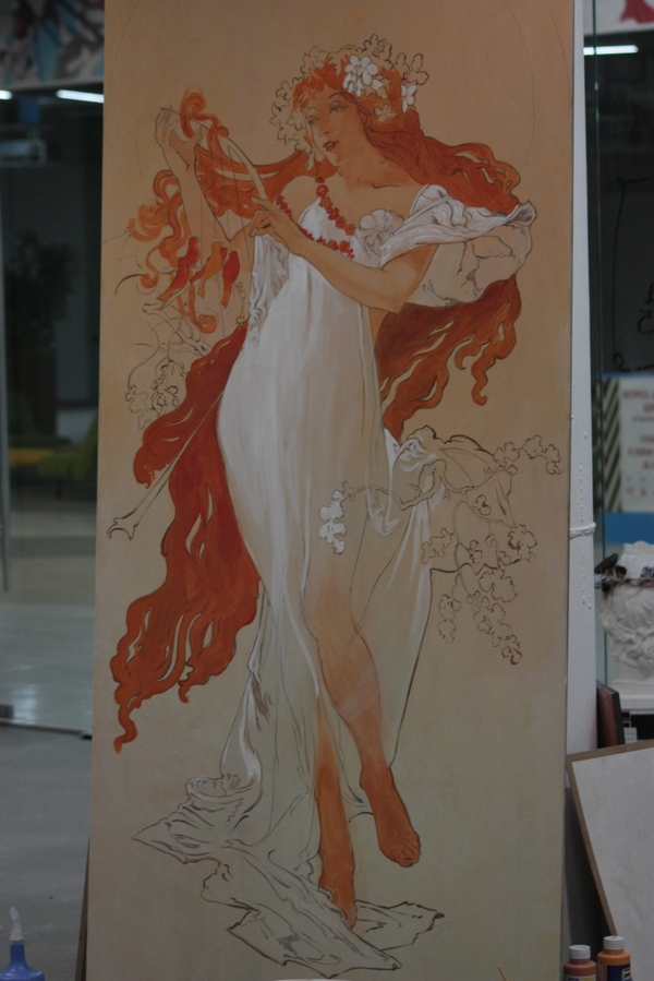 Compilation by Alphonse Mucha. - My, Painting, Graphics, Compilation, Alphonse Mucha, Monumentalism, Longpost