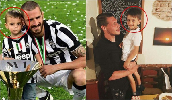 Leo Bonucci's son met the idol from Torino and was happier than at the Juventus awards - Football, Relationship, Idols