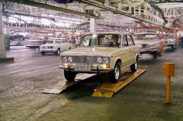 Freshly picked Treshka at the VAZ, 70s - AvtoVAZ, The photo, , Troika