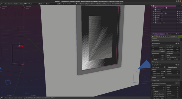 Zfighting    3D, Blender, Sketchfab, 