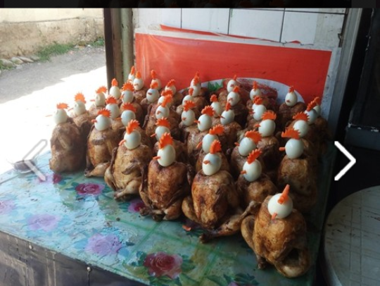 This can only happen in Osh, or when apartments are robbed, and in the news they write about eateries. - My, Asia, Unsanitary conditions, Hen, Grilled chicken, To eat, Longpost, Food