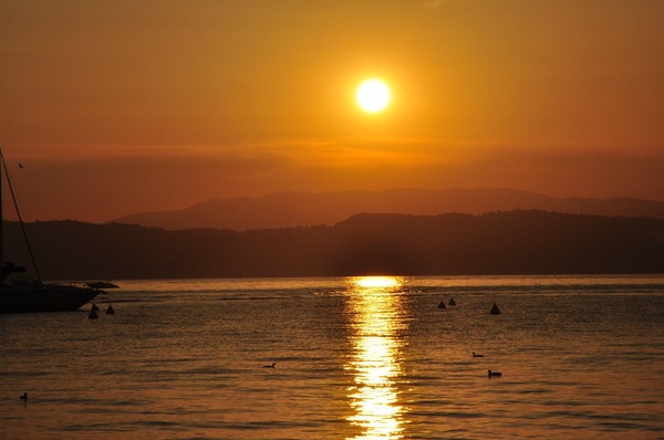 Sunset on Lake Garda - My, Battle of sunsets, Italy