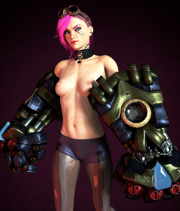 LEAGUE OF LEGENDS Fan Art - NSFW, League of Legends, Арт, 3D, Piltover enforcer