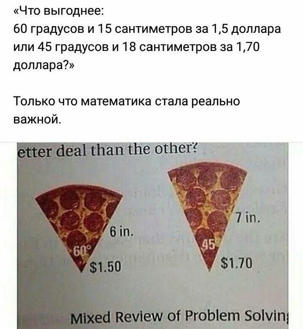 Pizza math - Pizza, Comments, In contact with, Longpost, Geometry, Mathematics