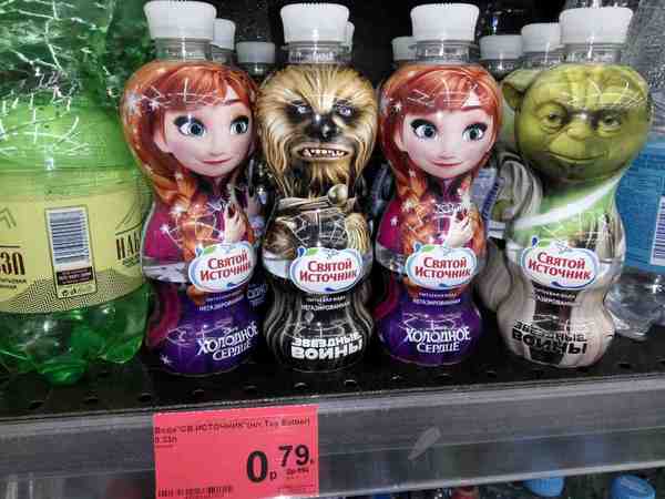 Marketers Holy source. - Walt disney company, Star Wars, Mineral water, Holy spring, Euroopt, Republic of Belarus