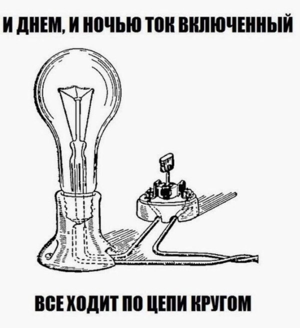 Poet's electrical circuit - Physics, Electric circuit, Pushkin