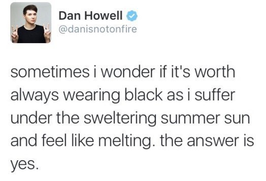 Black clothes in summer - Summer, Cloth, Text, Hello reading tags