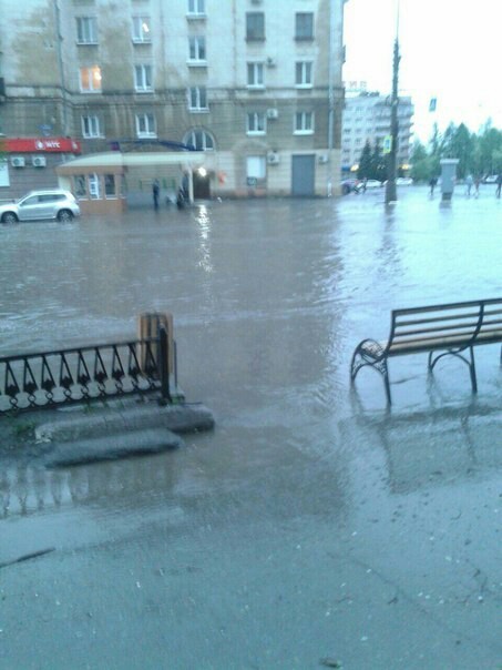 Nizhny Tagil after the hurricane. City center - Hurricane, , Longpost