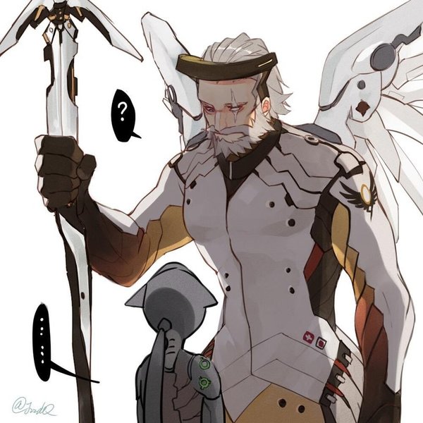 You still need healing? Blizzard, Overwatch, Reinhardt, Genji, 