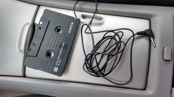 Today I found such an unusual cassette (Car Connecting Pack CPA-9C) - My, Find, Car, Music, 90th, Radio cassette