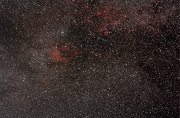 Nebulae in the constellation Cygnus. - My, Astrophoto, Nebula, Sky, Vladivostok, Дальний Восток, Primorsky Krai