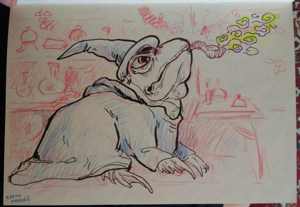 Frog - My, Sketchbook, Art, Frogs