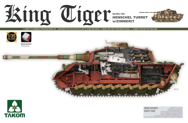 Royal tiger with interior. - My, Modeling, Stand modeling, , Tanks, Scale model, Prefabricated model, Longpost