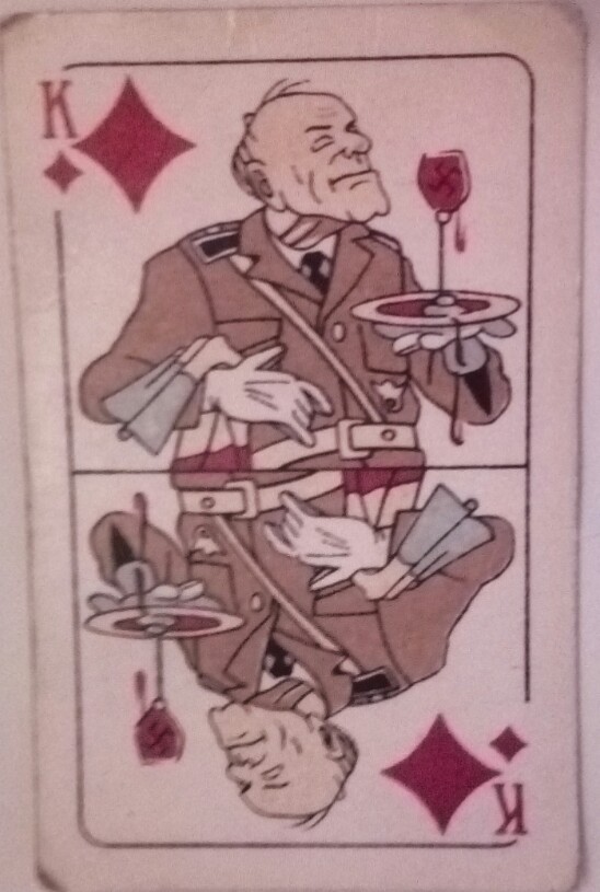 Anti-fascist maps - From besieged Leningrad. - Anti-fascism, Playing cards, Replica, Longpost