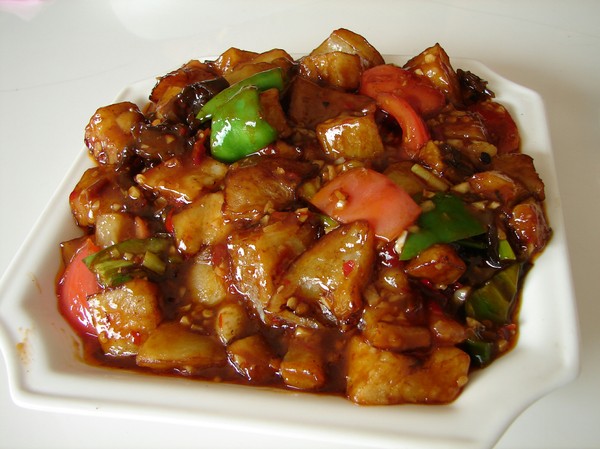 Like in Chifanka eggplant with meat in Chinese. - My, Recipe, Chinese cuisine, Food
