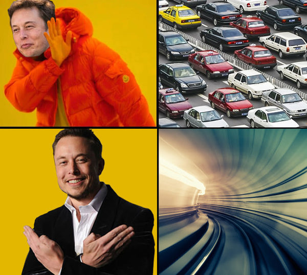 Elon Musk's brilliant ideas - Elon Musk, Technologies, Tesla, Auto, Traffic jams