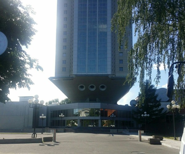 upside down house - My, Travels, House, Upside down, Russia, Tver