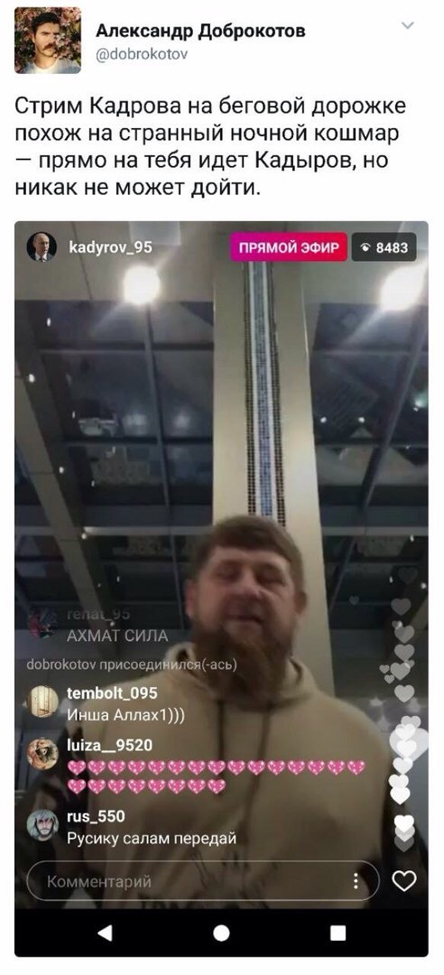 Nightmare - Ramzan Kadyrov, Periscope, Nightmare, Humor