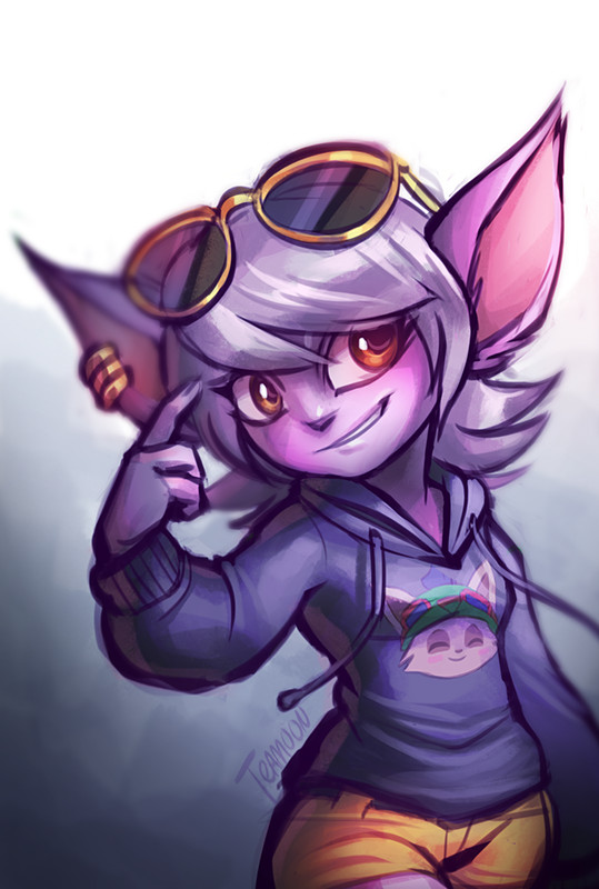 casual yordle - League of legends, Tristana, Art, Games, , Yordle