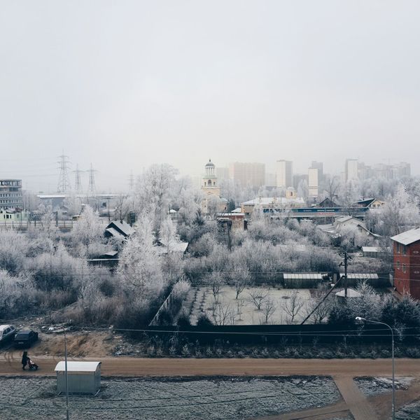 Devyatkino, near Toksovskoye highway. - My, Saint Petersburg, Leningrad region, View from the window, The photo, Longpost