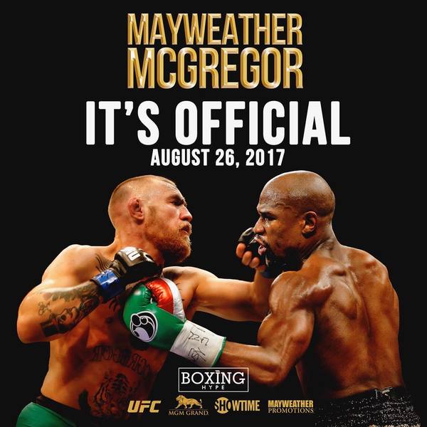 Conor McGregor vs Floyd Mayweather fight officially confirmed - Boxing, MMA, Mixed ebinoclas, Floyd Mayweather, Conor McGregor, Conor vs Floyd, Longpost