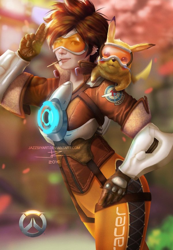  . Overwatch, Blizzard, Tracer, , , , 