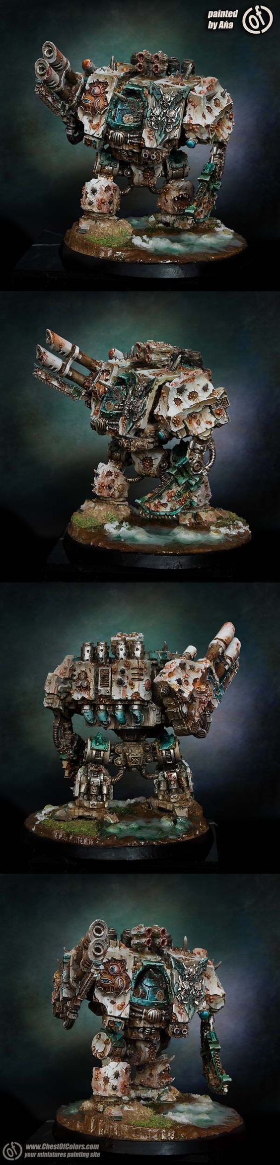 Death Guard Dreadnought of Nurgle - Warhammer 40k, Wh miniatures, Longpost