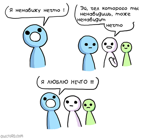 Как меняется мнение