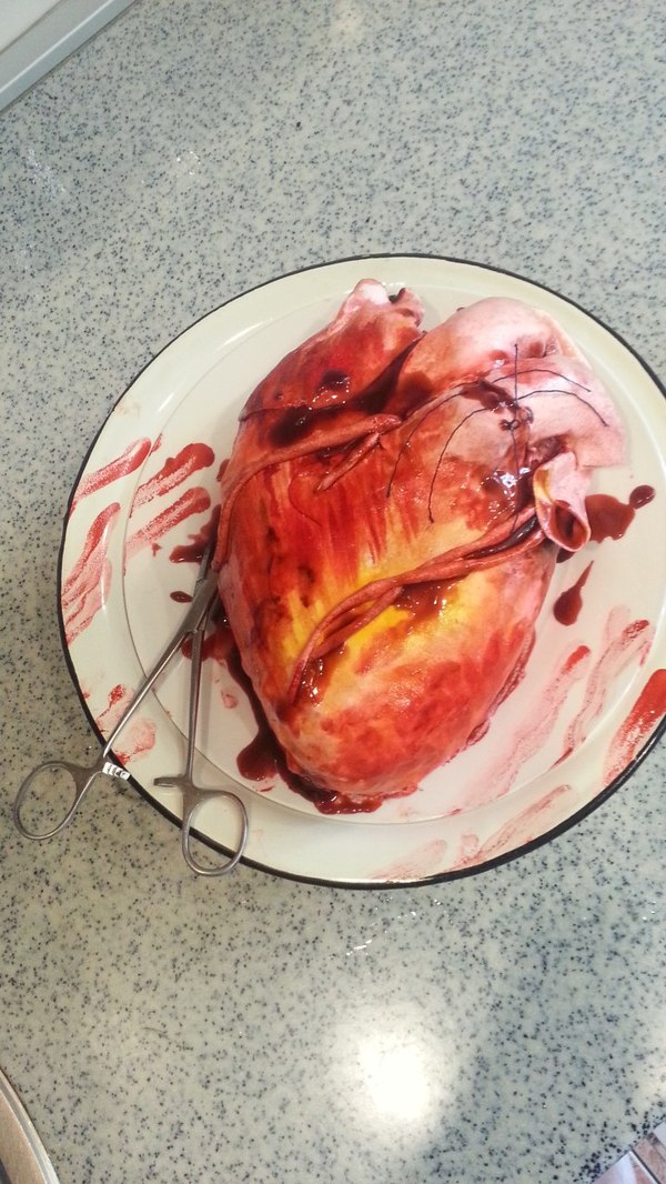 Cake - Bakery products, Heart, Cake, The medicine, Longpost