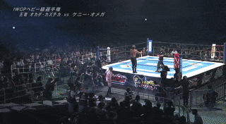 Japanese wrestling - NJPW, Kenny Omega, Kazuchika Okada, Japan, Wrestling, GIF