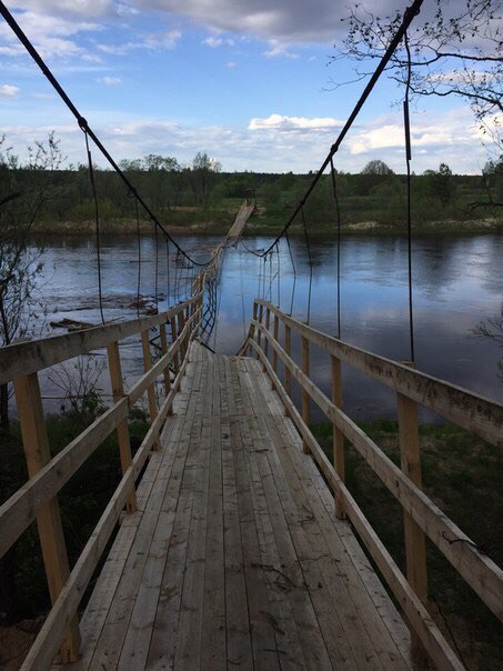 Abandoned bridge. - Arkhangelsk, Bridge, Abandoned